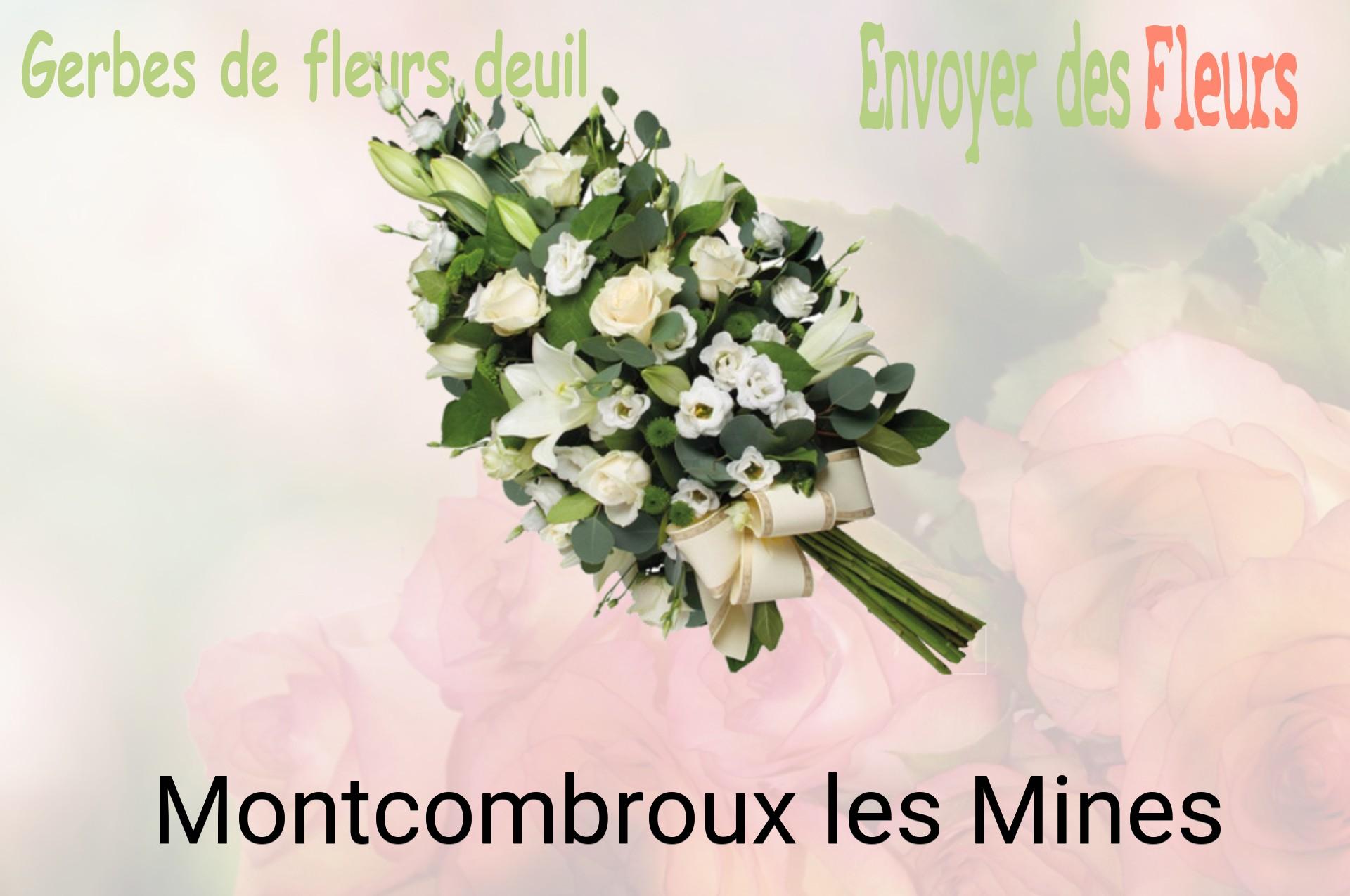 Gerbe de fleurs de deuil livrée à Montcombroux-les-Mines